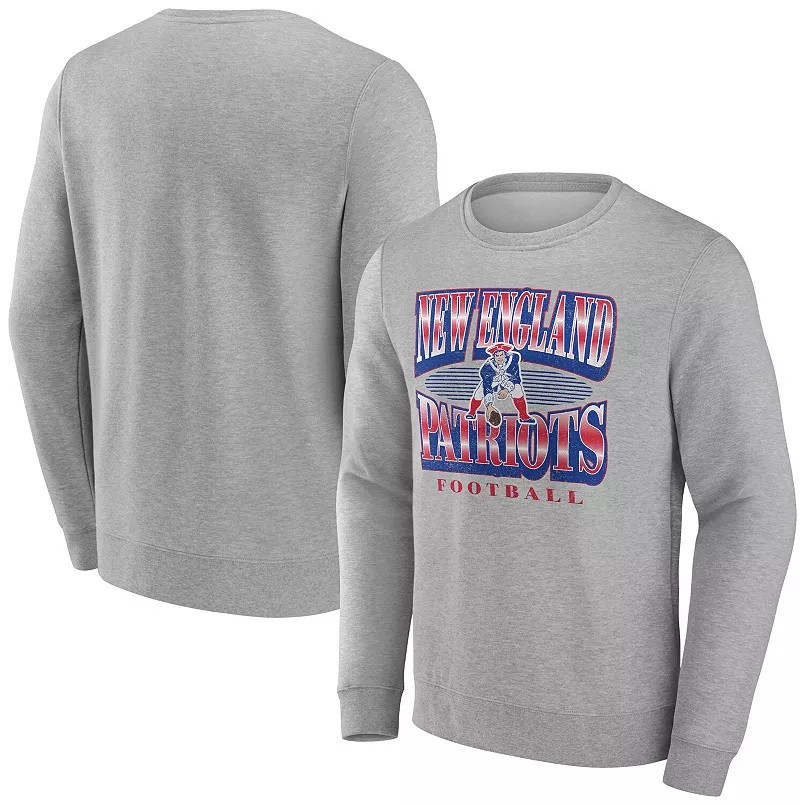 Men New England Patriots grey 932 NFL 2024 hoodie->new england patriots->NFL Jersey